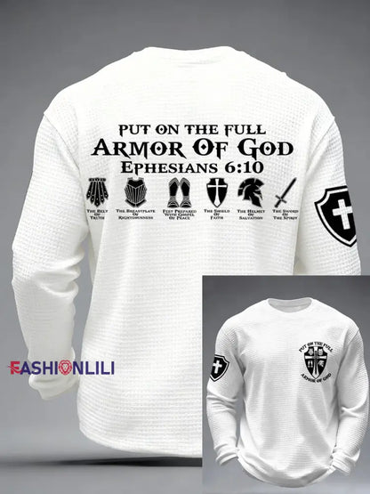 Men’s ’Put on the Full Armor of God’ T-shirts White / S