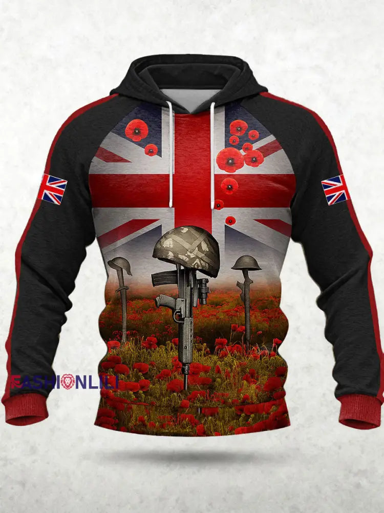 Men’s Remembrance Day Hoodie As picture / S