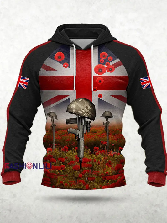 Men’s Remembrance Day Hoodie As picture / S