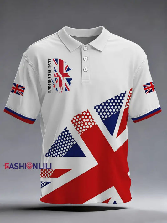 Men’s Remembrance Day Lest We Forget Shirt White / S