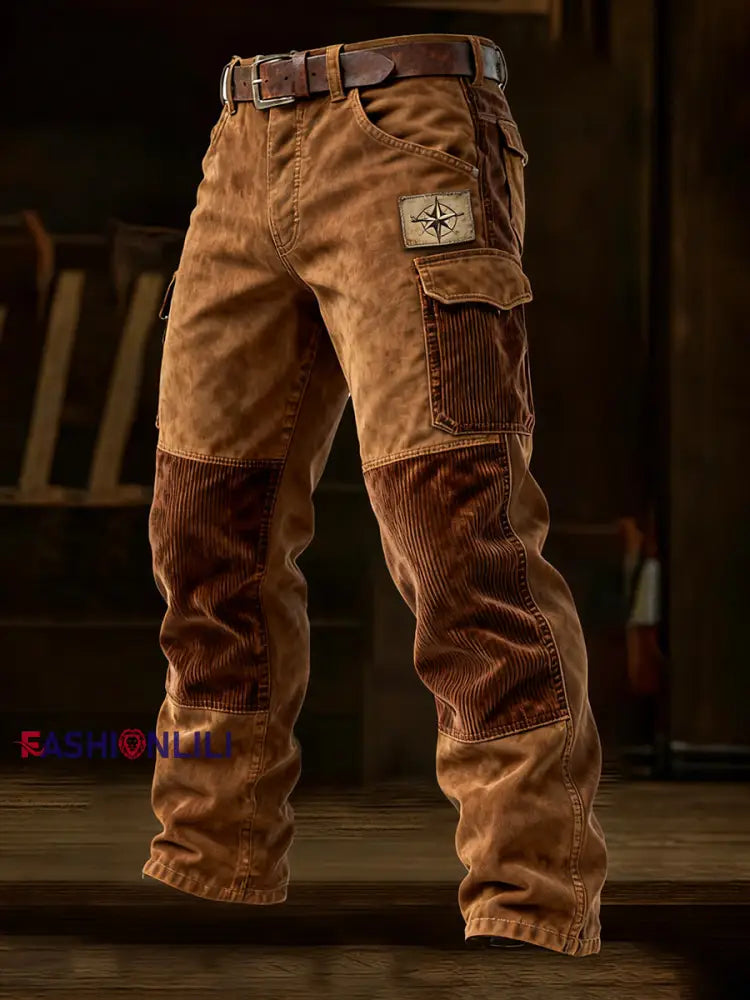 Men’s Retro Business Style Casual Work Trousers A / S