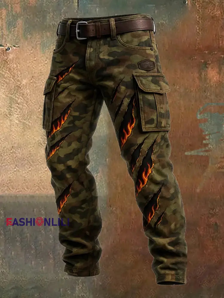 Men’s Retro Business Style Casual Work Trousers A / S