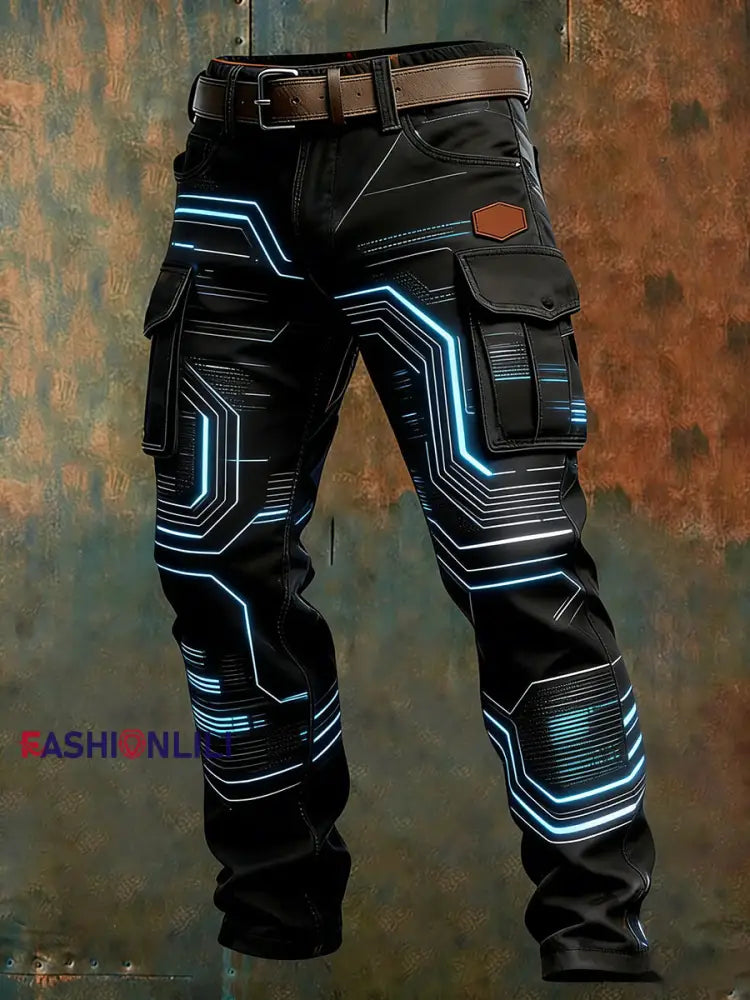 Men’s Retro Business Style Casual Work Trousers A / S