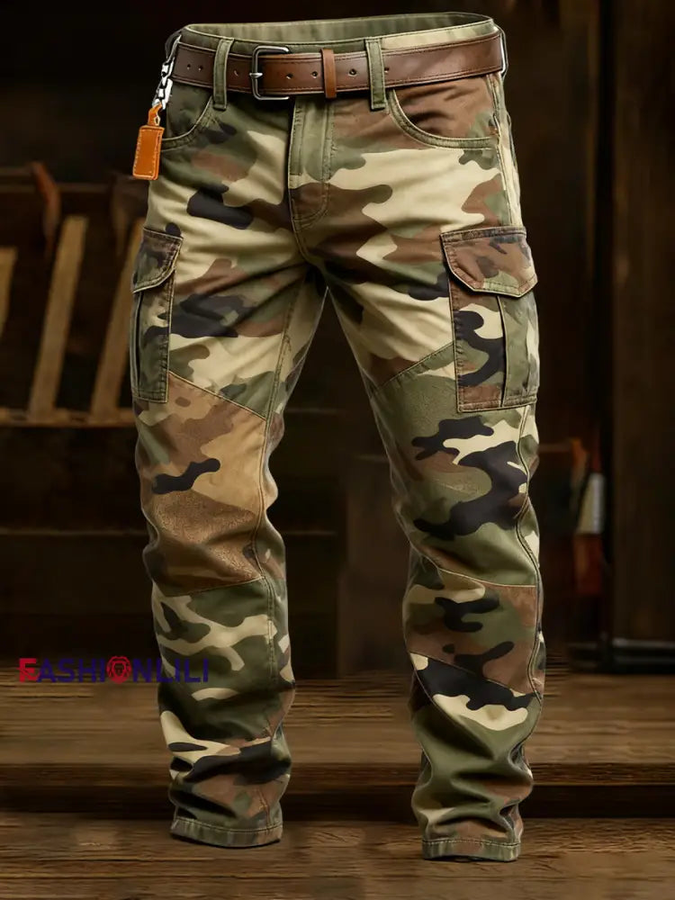 Men’s Retro Business Style Casual Work Trousers A / S