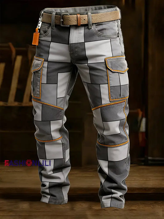 Men’s Retro Business Style Casual Work Trousers A / S