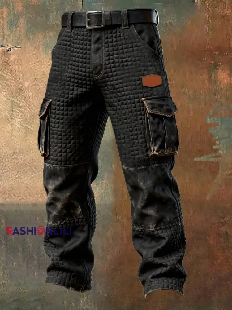 Men’s Retro Business Style Casual Work Trousers A / S