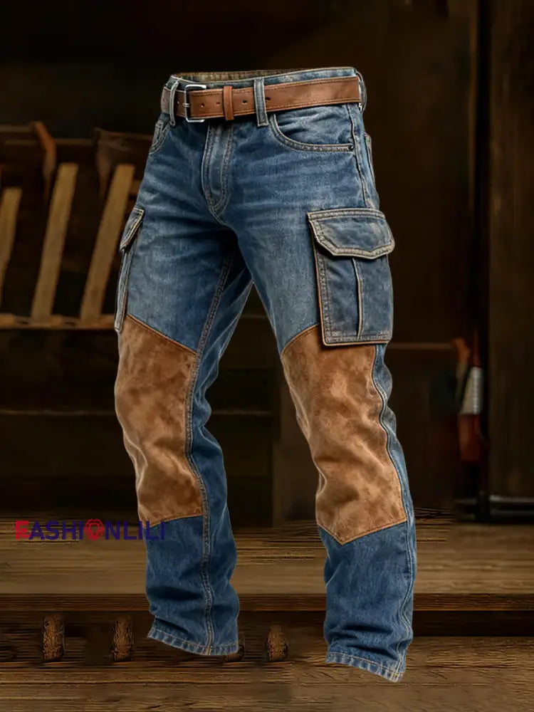 Men’s Retro Business Style Casual Work Trousers A / S