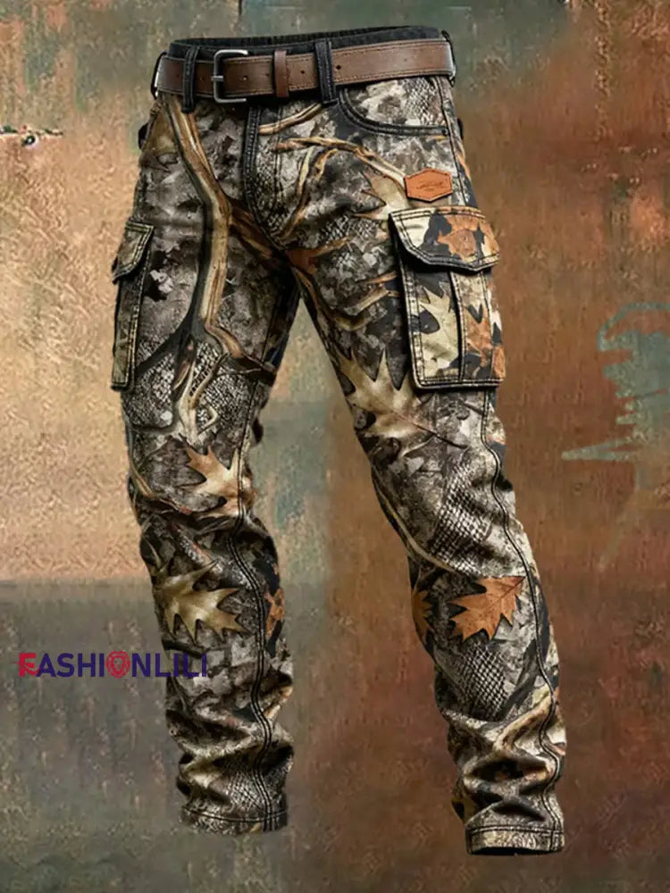 Men’s Retro Business Style Casual Work Trousers A / S