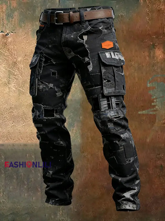 Men’s Retro Business Style Casual Work Trousers A / S