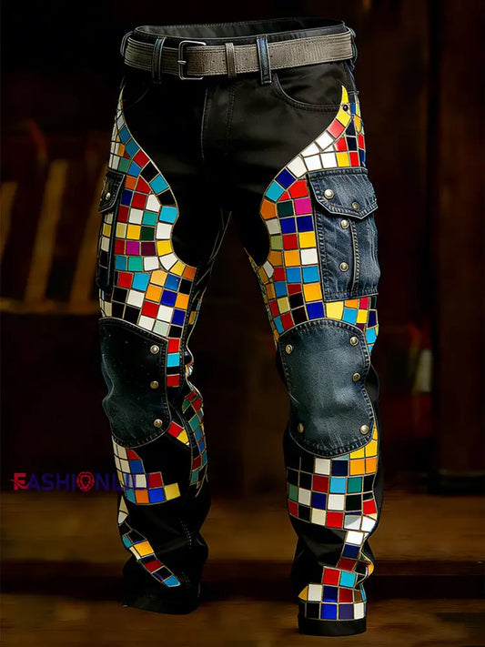 Men’s Retro Business Style Casual Work Trousers A / S