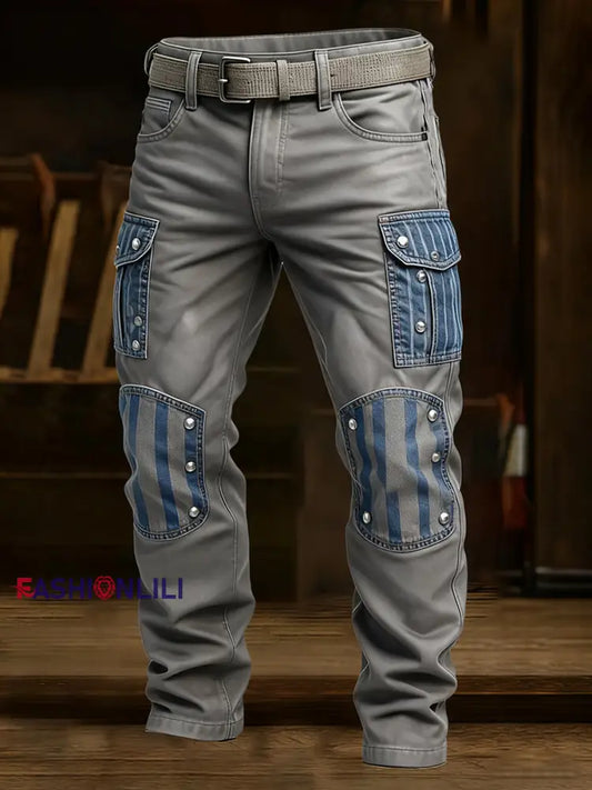 Men’s Retro Business Style Casual Work Trousers A / S