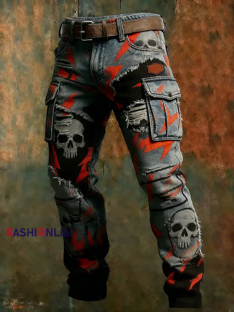 Men’s Retro Business Style Casual Work Trousers A / S