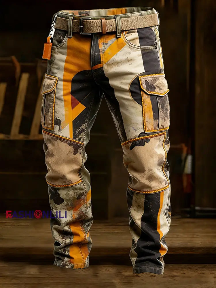 Men’s Retro Business Style Casual Work Trousers A / S