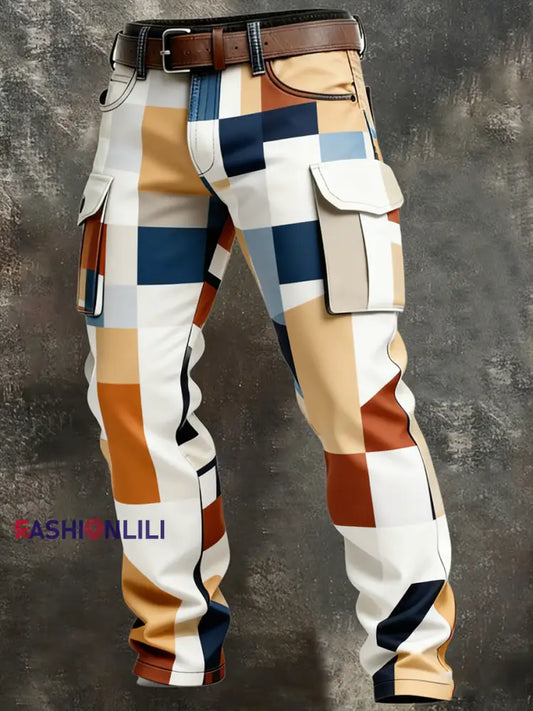 Men’s Retro Business Style Casual Work Trousers A / S