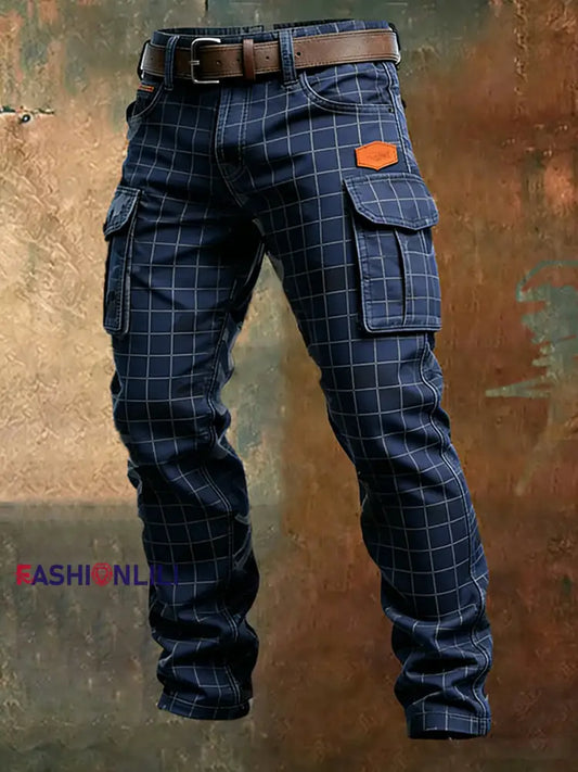 Men’s Retro Business Style Casual Work Trousers A / S