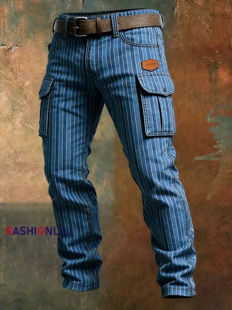 Men’s Retro Business Style Casual Work Trousers A / S
