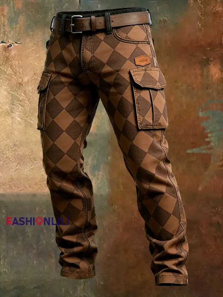 Men’s Retro Business Style Casual Work Trousers A / S