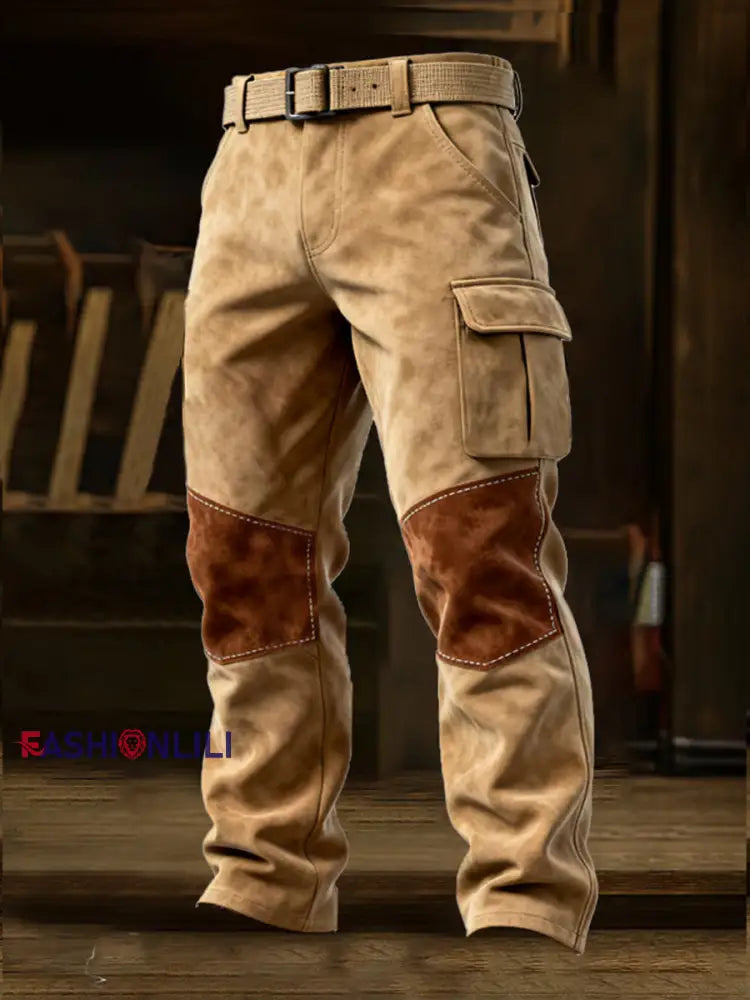 Men’s Retro Business Style Casual Work Trousers A / S