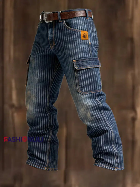 Men’s Retro Business Style Casual Work Trousers A / S