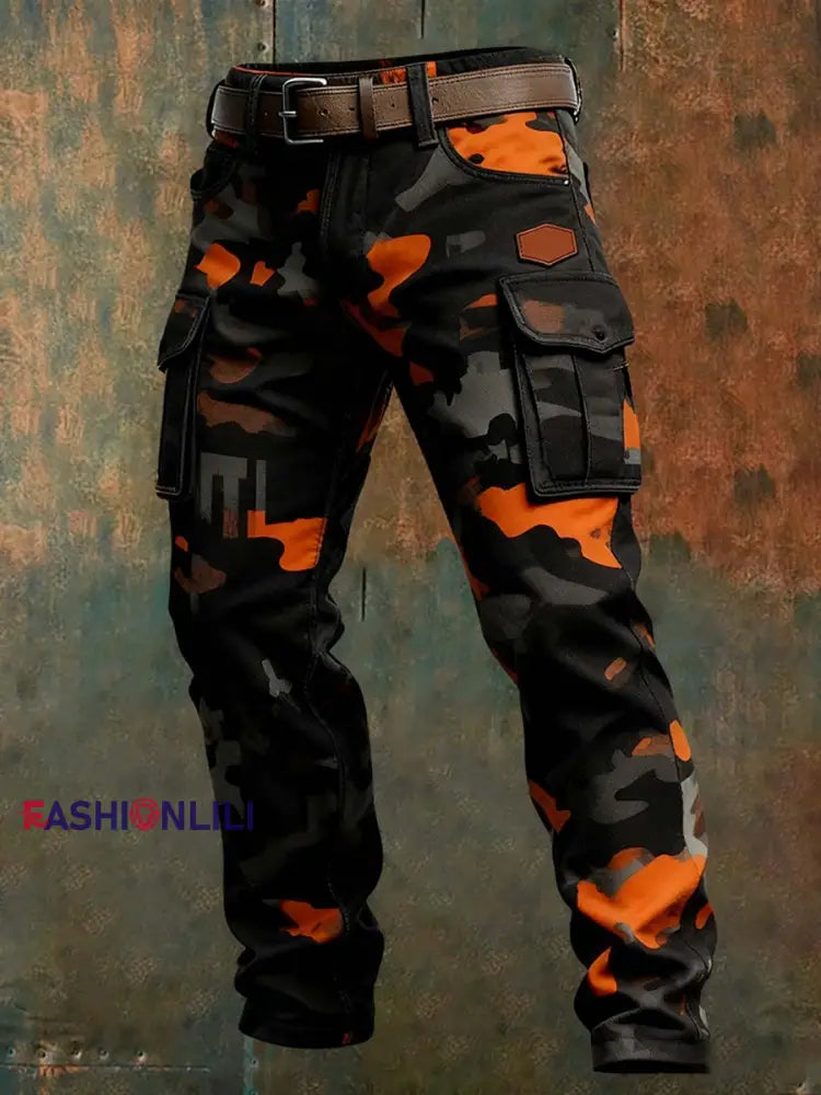 Men’s Retro Business Style Casual Work Trousers A / S