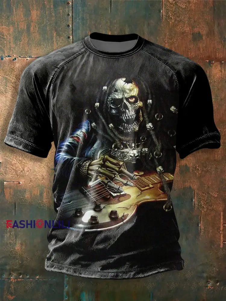 Men’s Rock Music Inspired T-shirt As picture / S