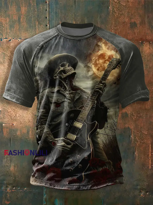 Men’s Rock Music Inspired T-shirt As picture / S