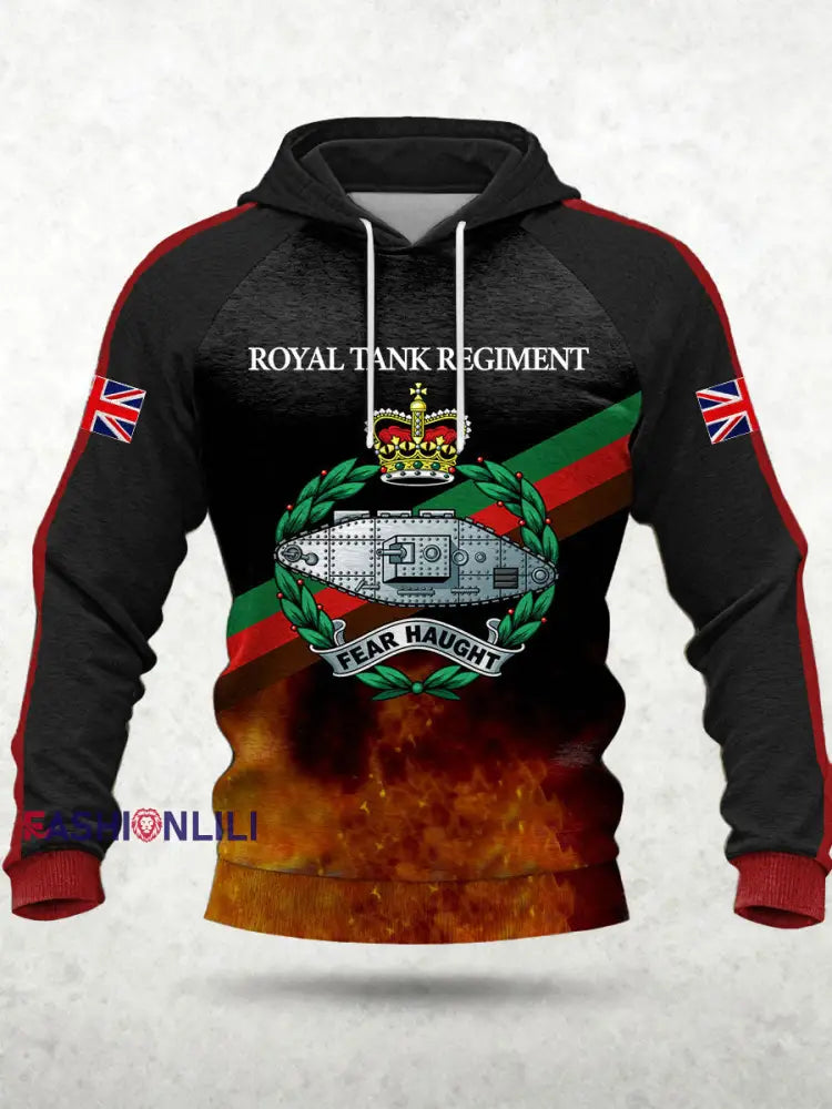 Men’s ROYAL TANK REGIMENT Hoodie As picture / S