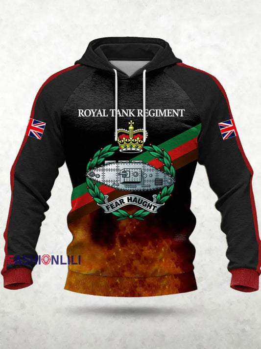 Men’s ROYAL TANK REGIMENT Hoodie As picture / S