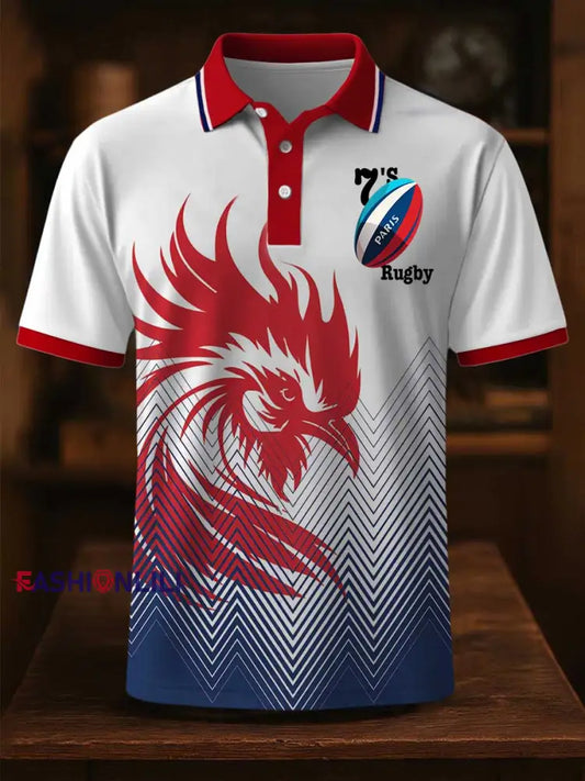 Men’s Rugby 7’s Paris Short Sleeve Shirt As picture / S