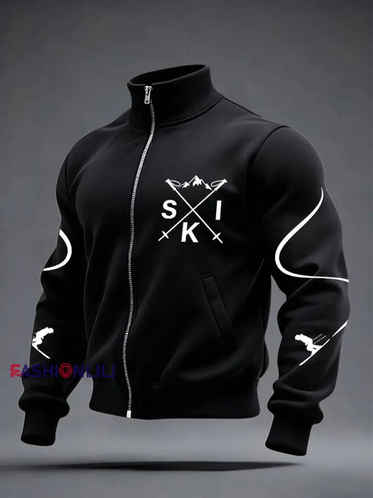 Men’s Santa Claus Ski Jackets Black / S