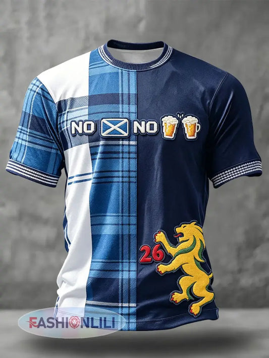 Men’s Scotland Football Lover Printed Sweatshirt - As picture / S