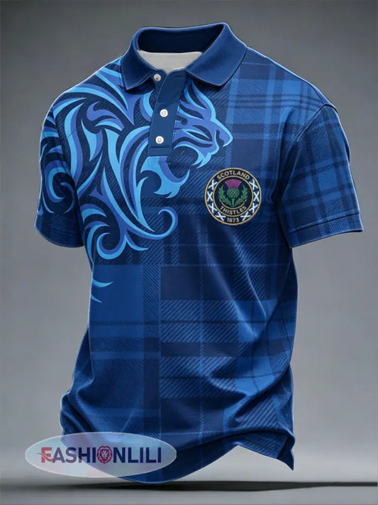 Men’s Scotland Printed polo shirt - As picture / S
