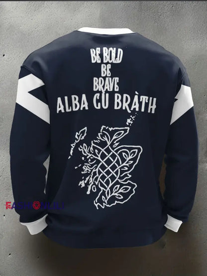 Men’s Scotland Rugby Lover Printed Sweatshirt