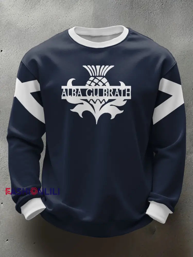 Men’s Scotland Rugby Lover Printed Sweatshirt