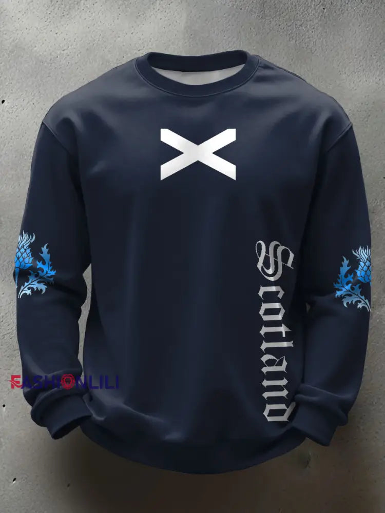 Men’s Scotland Rugby Lover Printed Sweatshirt