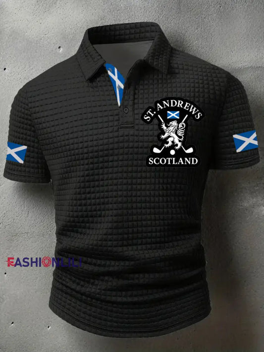 Men’s Scotland United Kingdom short sleeve shirt Black / S