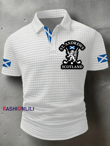 Men’s Scotland United Kingdom short sleeve shirt White / S