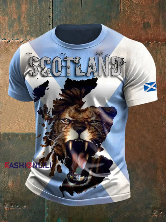 Men’s Scotland United Kingdom short sleeves t-shirt As picture / S
