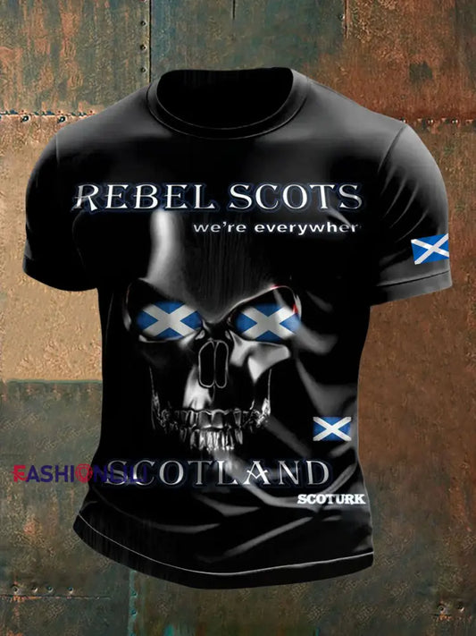 Men’s Scotland United Kingdom short sleeves t-shirt As picture / S