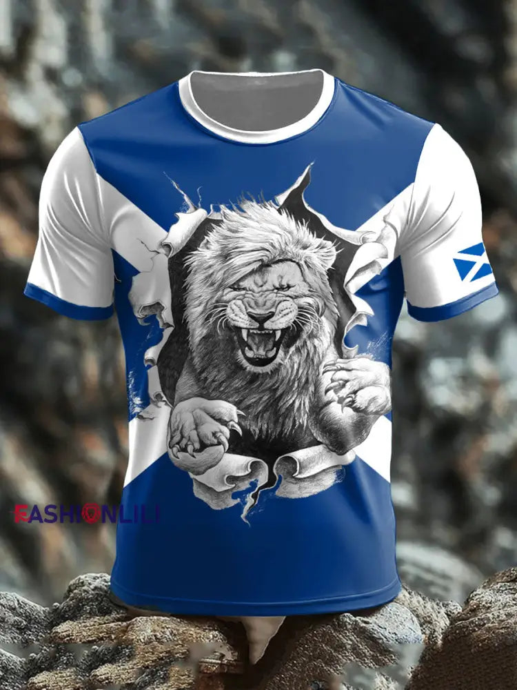 Men’s Scotland United Kingdom short sleeves t-shirt As picture / S