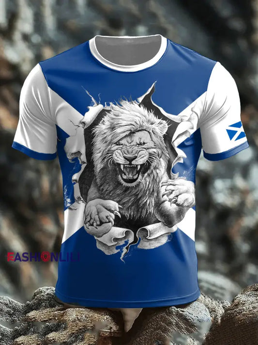 Men’s Scotland United Kingdom short sleeves t-shirt As picture / S