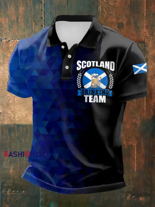 Men’s Scottish Drinking Shirt As picture / S
