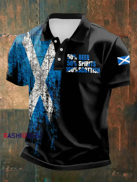 Men’s Scottish Drinking Shirt As picture / S