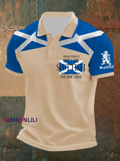 Men’s Scottish Flag Short Sleeves Top