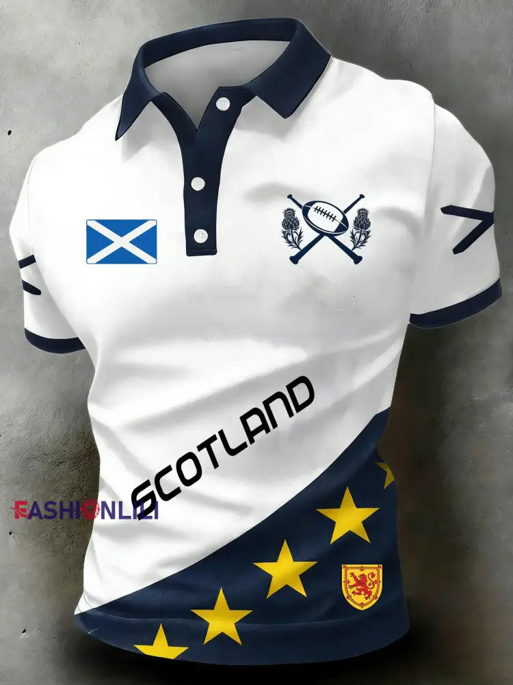Men’s Scottish Rugby Fan Printed Sweatshirt A / S