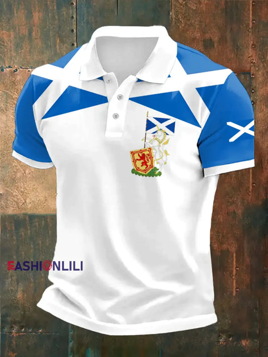 Men’s Scottish Unicorn short sleeve shirt Picture 1 / S