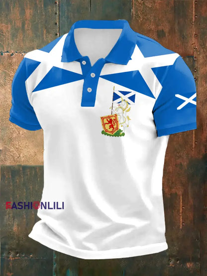 Men’s Scottish Unicorn short sleeve shirt Picture 2 / S