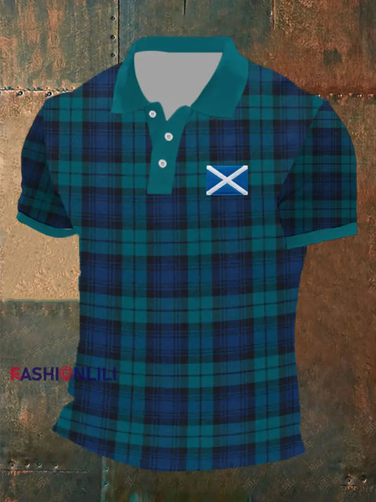 Men’s short sleeve polo shirt As picture / S