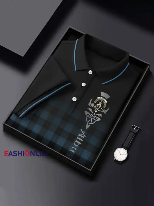 Men’s short sleeve polo shirt As picture / S