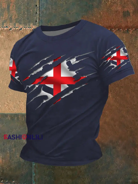 Men’s short sleeves t-shirt Blue / S